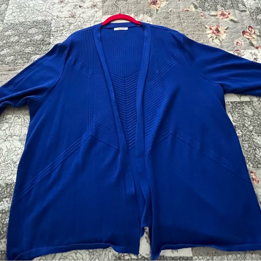 Madison Blue Cardigan Classic Knit Sweater